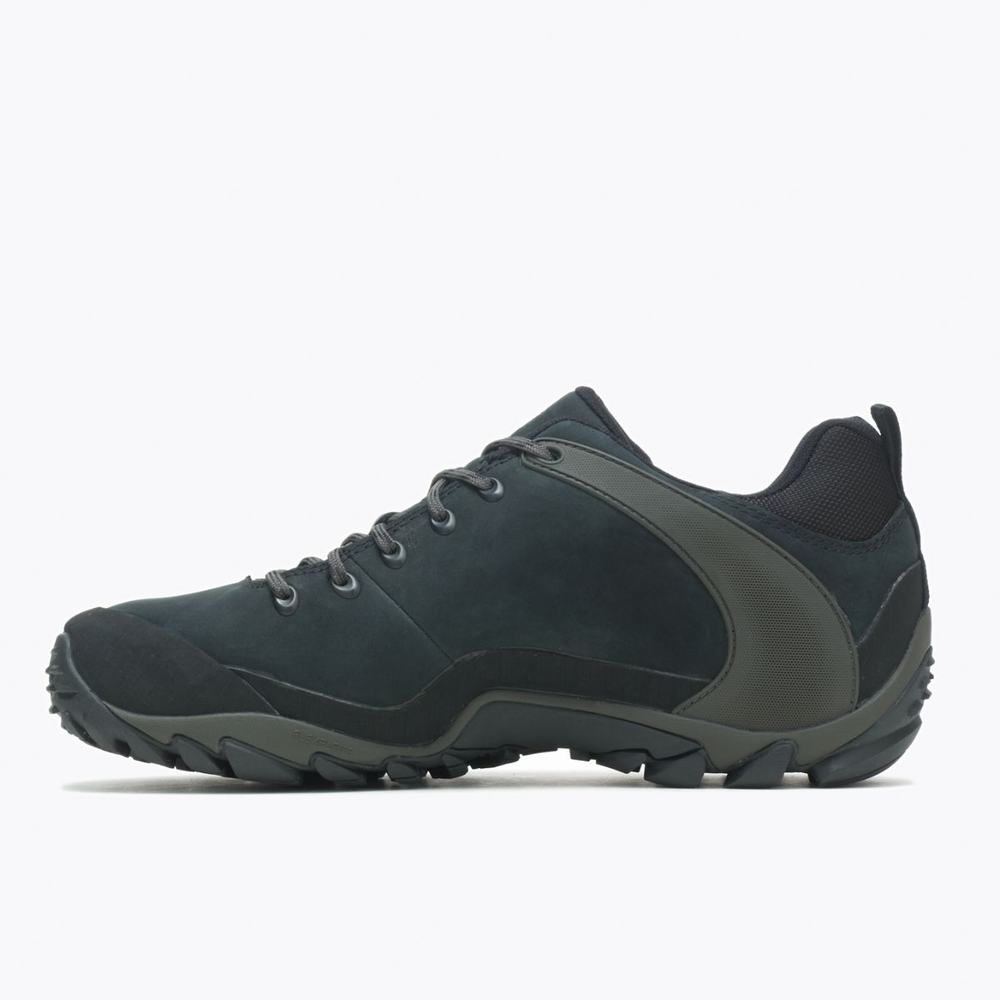 Merrell Outlet Mexico Merrell Chameleon 8 Leather Waterproof Zapatillas de Senderismo Para Hombre Negros